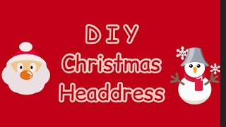 DIY Christmas Headdress  Farah [upl. by Cassi]