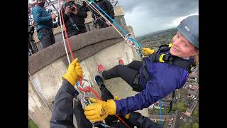 Abseiling down Northampton lift tower [upl. by Tsuda421]