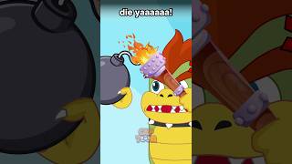 Bowsers Shell Taken by Baby Luigi funnycartoon memeanimation bowser babyluigi [upl. by Ogeid]