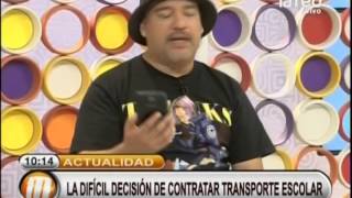 Miguel Barceló quotPor mil pesos los padres se cambian de transportequot [upl. by Zertnom]