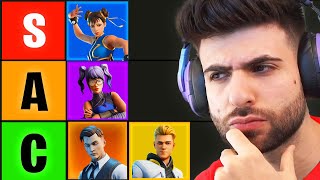 I Ranked EVERY Fortnite Skin Tier List [upl. by Yleak]