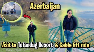 Tufandag Mountain resort Gabala City Tour Azerbaijan  Hidden Paradise in Azerbaijan  Cable Lift [upl. by Iek628]