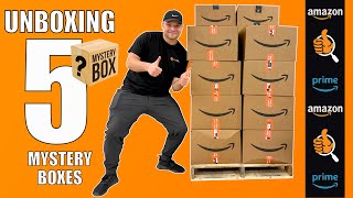 UNBOXING 50 AMAZON MYSTERY BOXES  A TRUE Review [upl. by Fortunna]