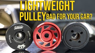 Which is Better A Lightweight Crank Pulley or a Crank Pulley Damper [upl. by Kendrah]