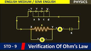 Ohms Law  Verification Of Ohms Law  State Board [upl. by Neelav]