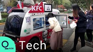 This Driverless Food Truck in China Can Send You KFC [upl. by Ydoow845]