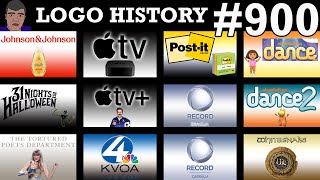 LOGO HISTORY 900  Postit Apple TV Johnson amp Johnson Nickelodeon Dance amp More [upl. by Victoria]