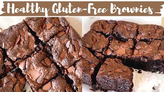 HEALTHY BROWNIE RECIPE gluten free refined sugar free no maida brownies healthy baking recipes [upl. by Anaeli]