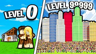 GETTING 9999 PEOPLE  Roblox Tiny Town [upl. by Powers]