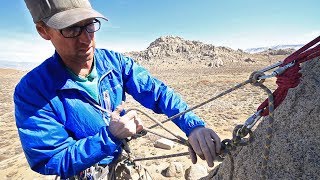 Traditional Climbing 21 How to Escape the Belay Device—Off Your Harness  Climbing Tech Tips [upl. by Oconnor]