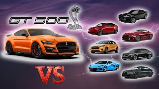 Every Race We Did in Our Ford Mustang Shelby GT500  Mustang vs The World [upl. by Lardner]