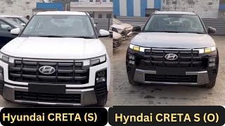 Hyundai CRETA S Vs SO Full Comparison [upl. by Esorylime]