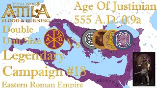 TW Attila  Age of Justinian 09a 555 AD  18  Justinians Glory  War GautarGaramantes [upl. by Ennayram]