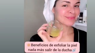 EXFOLIANTE natural PARA PIELES GRASAS y con ACNÉ [upl. by Eidassac795]