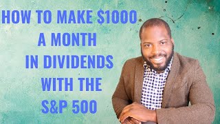 How To Get 1000 of Dividends a Month with the SampP 500 Index VOO VS SWPPX [upl. by Eanahc189]