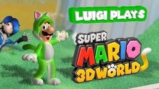 Luigi Plays SUPER LUIGI 3D WORLDDD [upl. by Enelec]