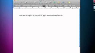 So gehts Die quotentfquotTaste auf dem Mac [upl. by Avilla]