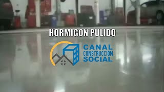 HORMIGON PULIDO que es y como se hace [upl. by Akenit]