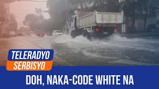 DOH on code white amid flooding caused by tropical storm Enteng habagat  02 September 2024 [upl. by Enyedy]