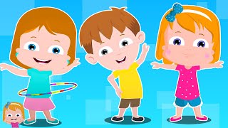 Exercise Song amp Learning Cartoon Video for Kids [upl. by Otte770]