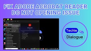 How to Fix the Adobe Acrobat Reader DC Not Opening Issue [upl. by Linoel757]