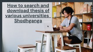 How to search and download thesis of various universities Shodhganga [upl. by Patrizio627]