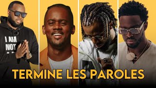 TERMINE LES PAROLES SPÉCIALES avec GIMS BLACK M LEFA DADJU  🎤 [upl. by Michaeu487]