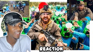 Zombie Airsoft Battle  Dude Perfect  REACTION [upl. by Randa]