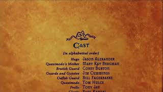 The Hunchback Of Notre Dame Ending Credits  Ratatouille Channel Premiere Disney Cinemagic UK [upl. by Jada]