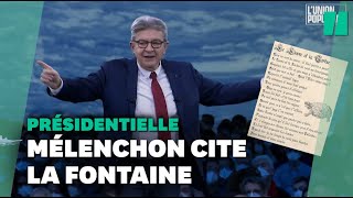 Mélenchon explique son refus de la primaire populaire par une fable de la Fontaine [upl. by Dart]