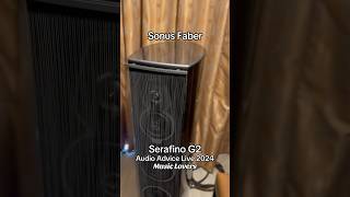 AudioAdvice Live 2024  SonusfaberOfficial Serafino G2 [upl. by Knudson]