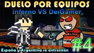 Minecraft  Duelo por Equipos 4  ¡España Ataca Con Inferno [upl. by Aidiruy23]