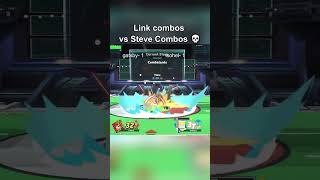 Smash Ultimate Link vs Steve in a nutshell 😭 [upl. by Opportuna692]