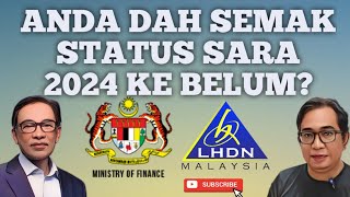 ANDA SUDAH SEMAK STATUS SARA 2024 ATAU BELUM INI YANG TIMBUL [upl. by Edan693]