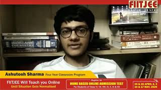 FIITJEE Jaipur Lockdown Experience 1 [upl. by Chemash]