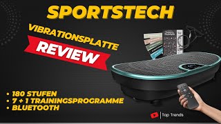 Sportstech Vibrationsplatte VP250 Review  Beste Vibrationsplatte unter 200 Euro [upl. by Aihsemat]