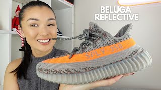 BEST YEEZY OF THE YEAR YEEZY BOOST 350 V2 BELUGA REFLECTIVE [upl. by Juana172]