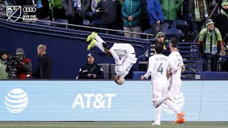 SLOMO  Dairon Asprilla header and he backflips the celebration [upl. by Alahsal]