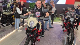 EICMA 2024 EP46 SWM SUPERDUAL X RS 500 R SILVER VASE 650 [upl. by Alahsal453]