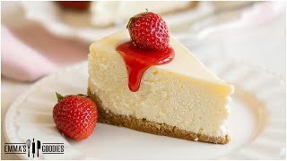 The Easiest New York CHEESECAKE RECIPE  NO Water Bath [upl. by Atnod]