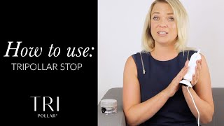 How to use TriPollar STOP  TriPollar STOP Facial Renewal Device Tutorial and Review [upl. by Eicam]