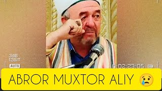 USTOZ GULOMIDDIN DOMLA USTOZ ABROR MUXTOR ALIY HAQIDA ABRORMUXTORALIYMUXLISLARI абрормухторалий [upl. by Lehrer599]