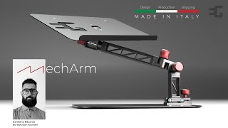 Now on Kickstarter MechArm Laptop Stand Redesigned [upl. by Hekking]