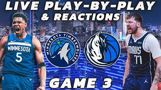 Minnesota Timberwolves vs Dallas Mavericks  Live PlayByPlay amp Reactions [upl. by Demetris357]