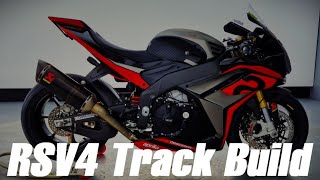 Aprilia RSV4 track bike build Top Tier Track Weapon [upl. by Cohla]