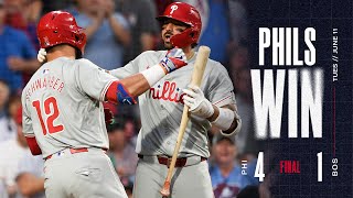 Phillies vs Red Sox Game Highlights 61124  MLB Highlights [upl. by Ahsinnek]