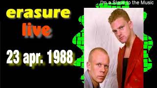 Erasure Live Barrowlands Glasgow Scotland UK 23 apr1988 [upl. by Stormy353]