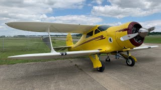 Beechcraft Beech 17 Staggerwing Ride [upl. by Uwton]