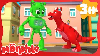 Morphle Dinoaurs vs Giant Robots 🦖🤖  Cartoons for Kids  Mila and Morphle [upl. by Bethina778]