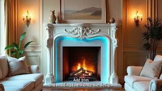 How To Build A Faux Fireplace With Electric Insert [upl. by Llerrit479]